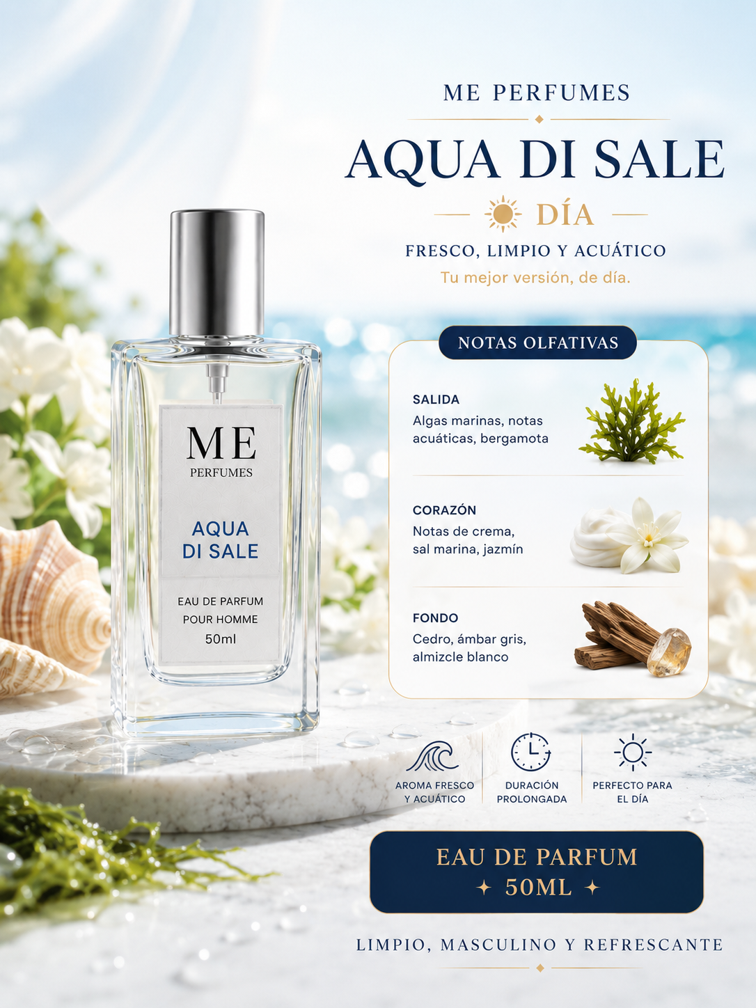 Pack día y noches a Limpio Mujer | 2 Perfumes de 50ml con Envío Gratis