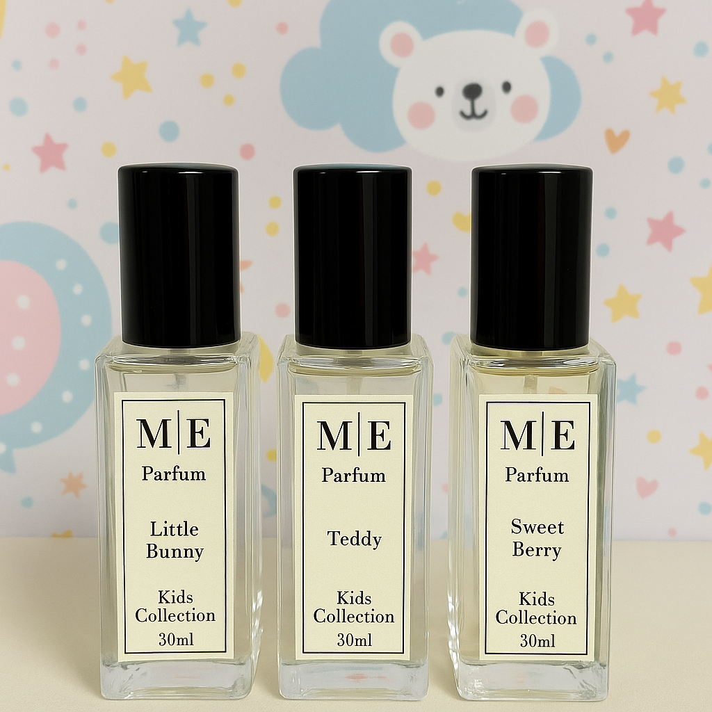 Pack de 3 Perfumes Infantiles 30 ml | Alta Perfumería Suave y Segura | Kids Collection
