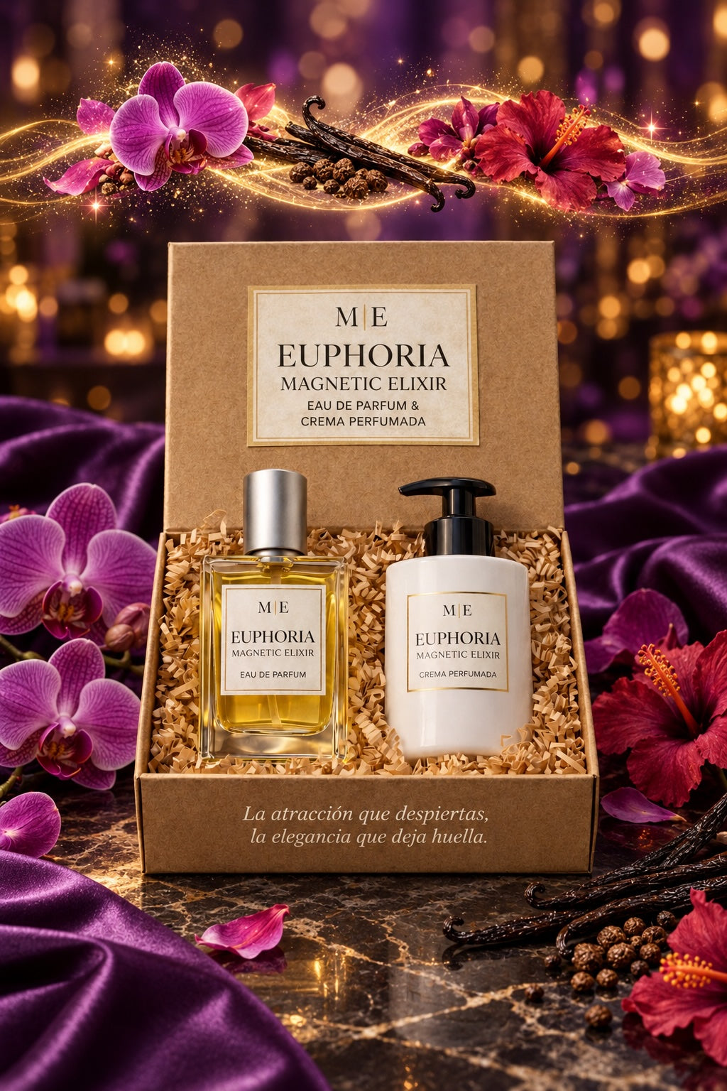 Pack EUPHORIA MAGNETIC ELIXIR eau de parfum y crema perfumada - Menines Perfumes
