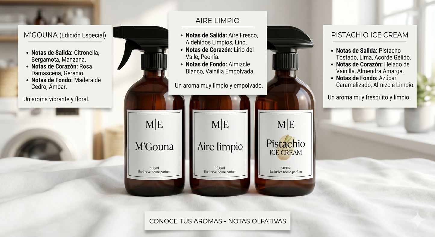 Pack Menines: Aire Limpio, M'gouna & Pistachio Ice Cream - 3x500ml