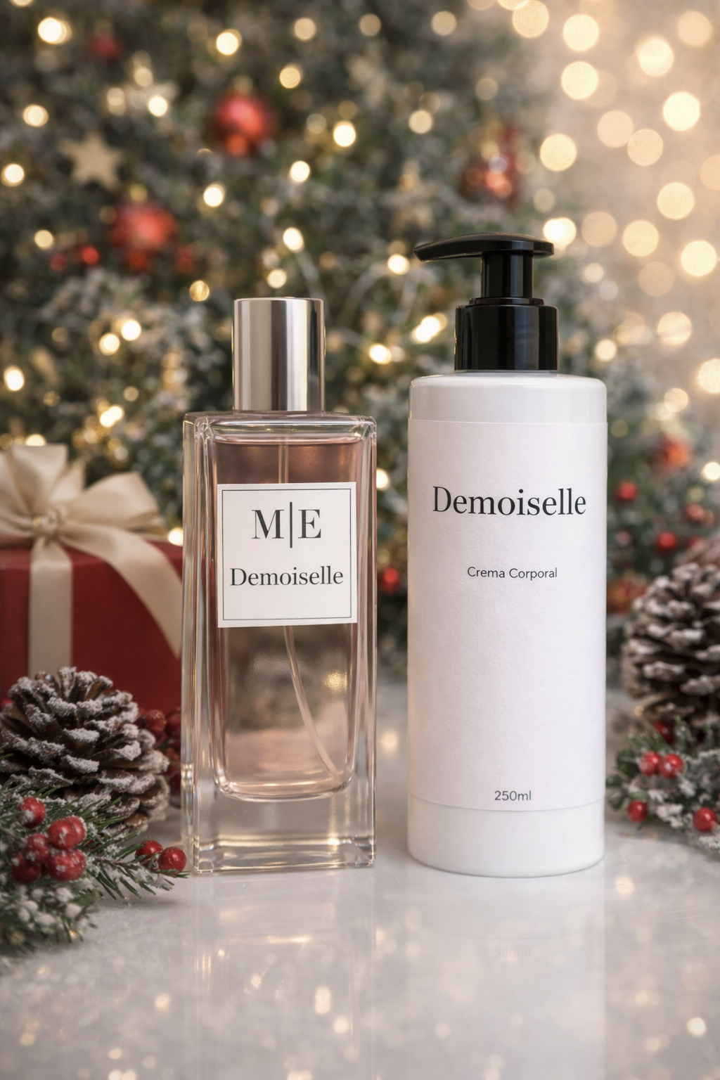 DEMOISELLE Rose mujer Pack perfume 100ml y crema 250gr