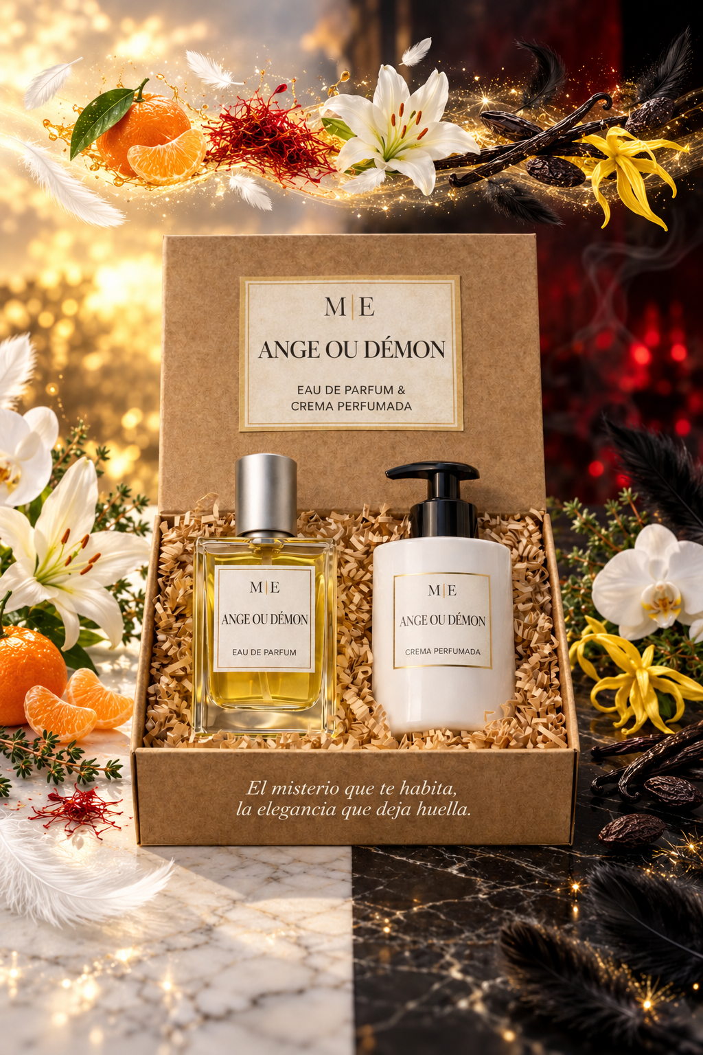 Pack ANGE OU DÉMON eau de parfum y crema perfumada - Menines Perfumes