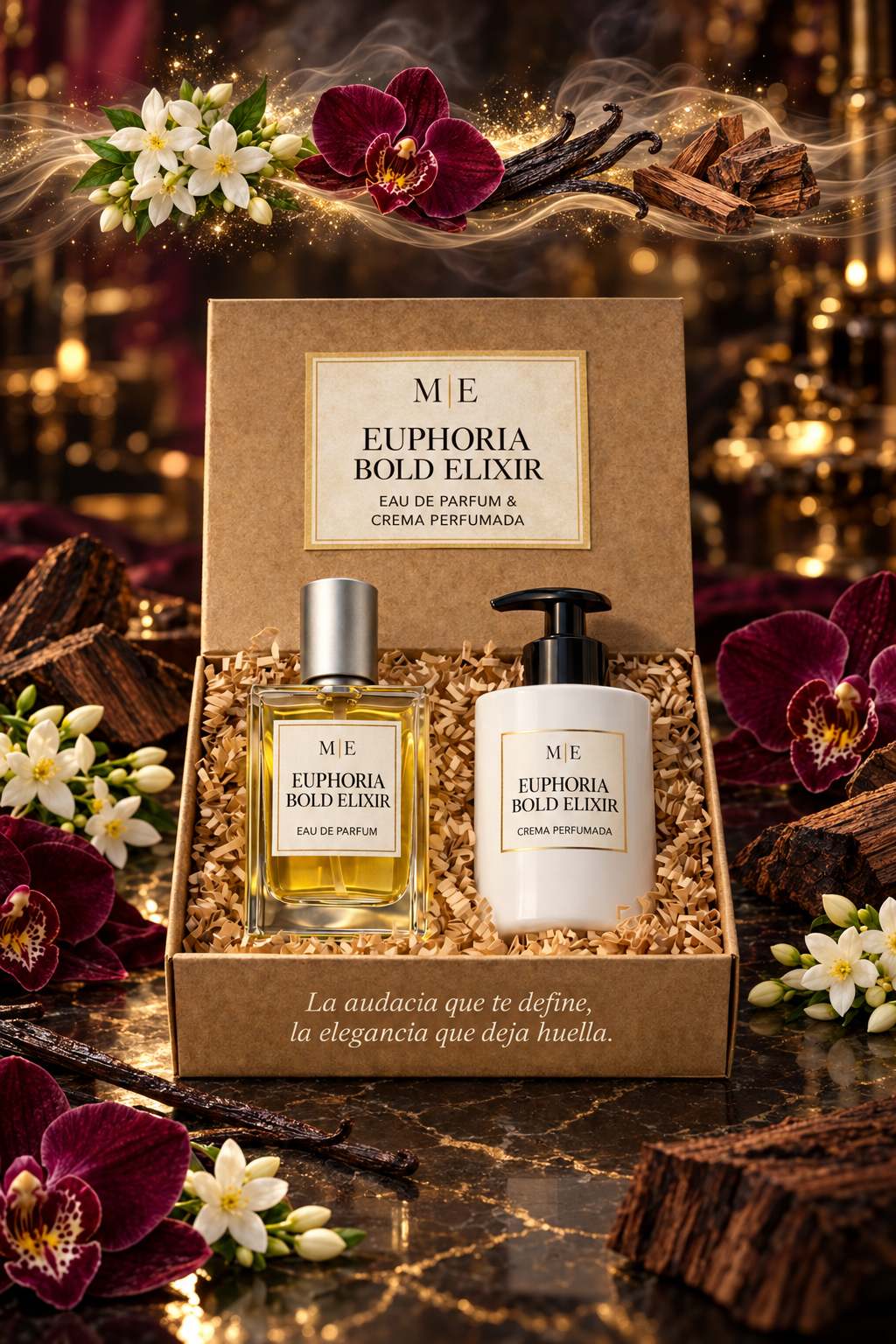 Pack EUPHORIA BOLD ELIXIR eau de parfum y crema perfumada - Menines Perfumes
