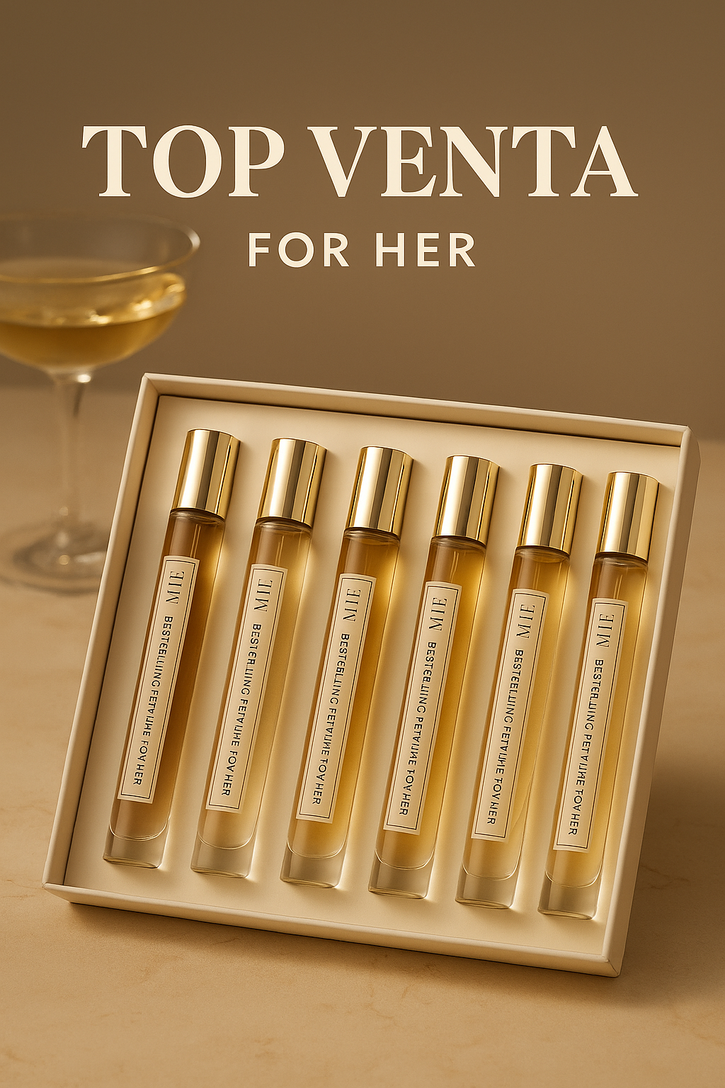 🌟 Discovery Set Top Ventas Mujer – 6 perfumes irresistibles de 15 ml