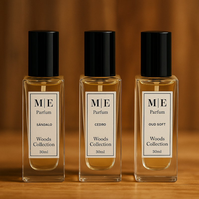 Pack de 3 Perfumes Amanerados 30 ml | Aromas Delicados y Elegantes | Wood Collection