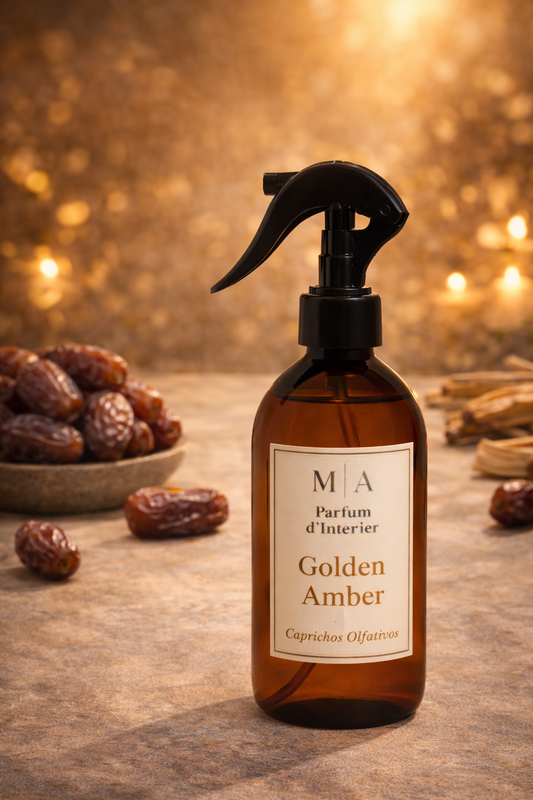 🌴 Ambientador Golden Amber 500 ml – Dulzura Cálida y Elegancia Oriental