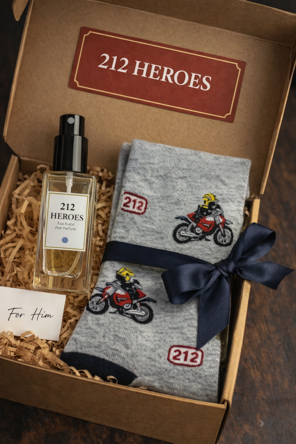Inspirado en Heroes Hombre Perfume 100ml + calcetines