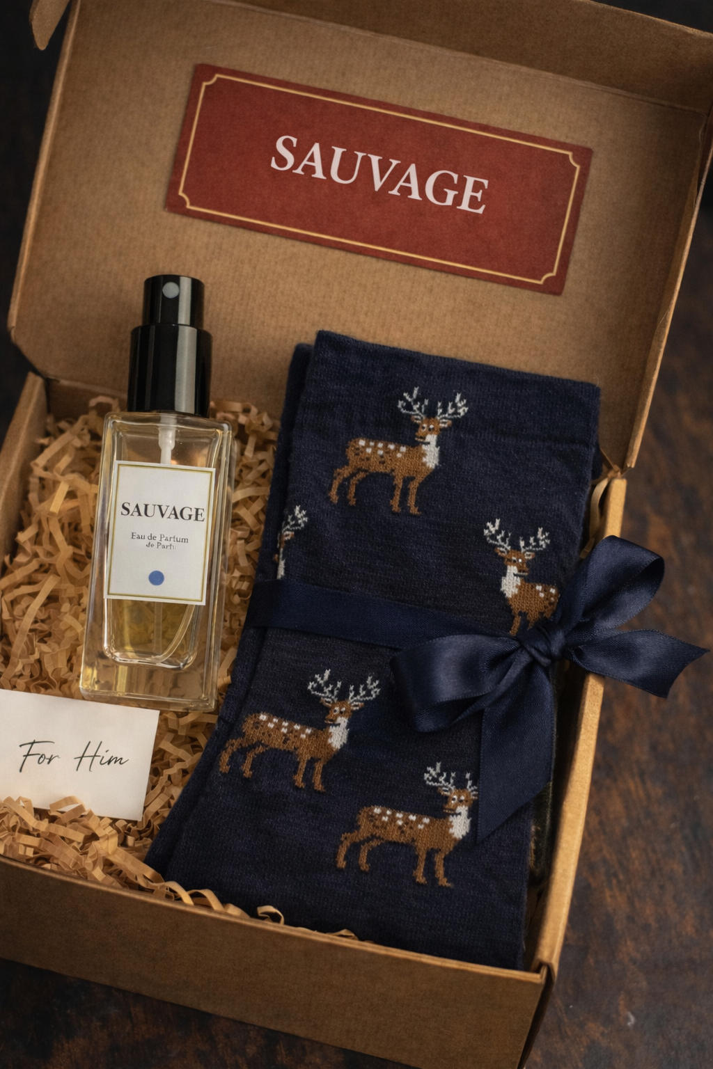 Instinto Salvaje hombre Perfume 100ml + calcetines