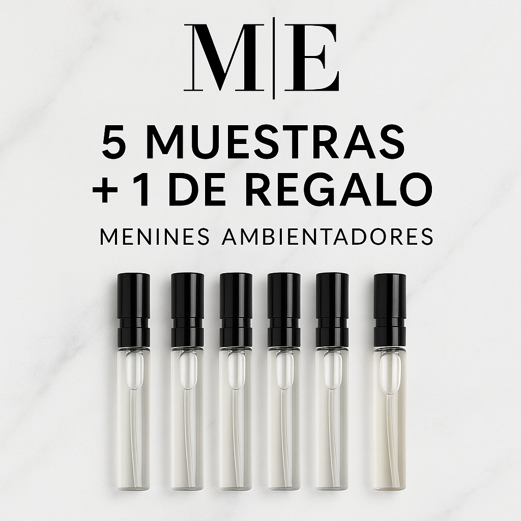 Pack 5 Muestras AMBIENTADORES + 1 REGALO