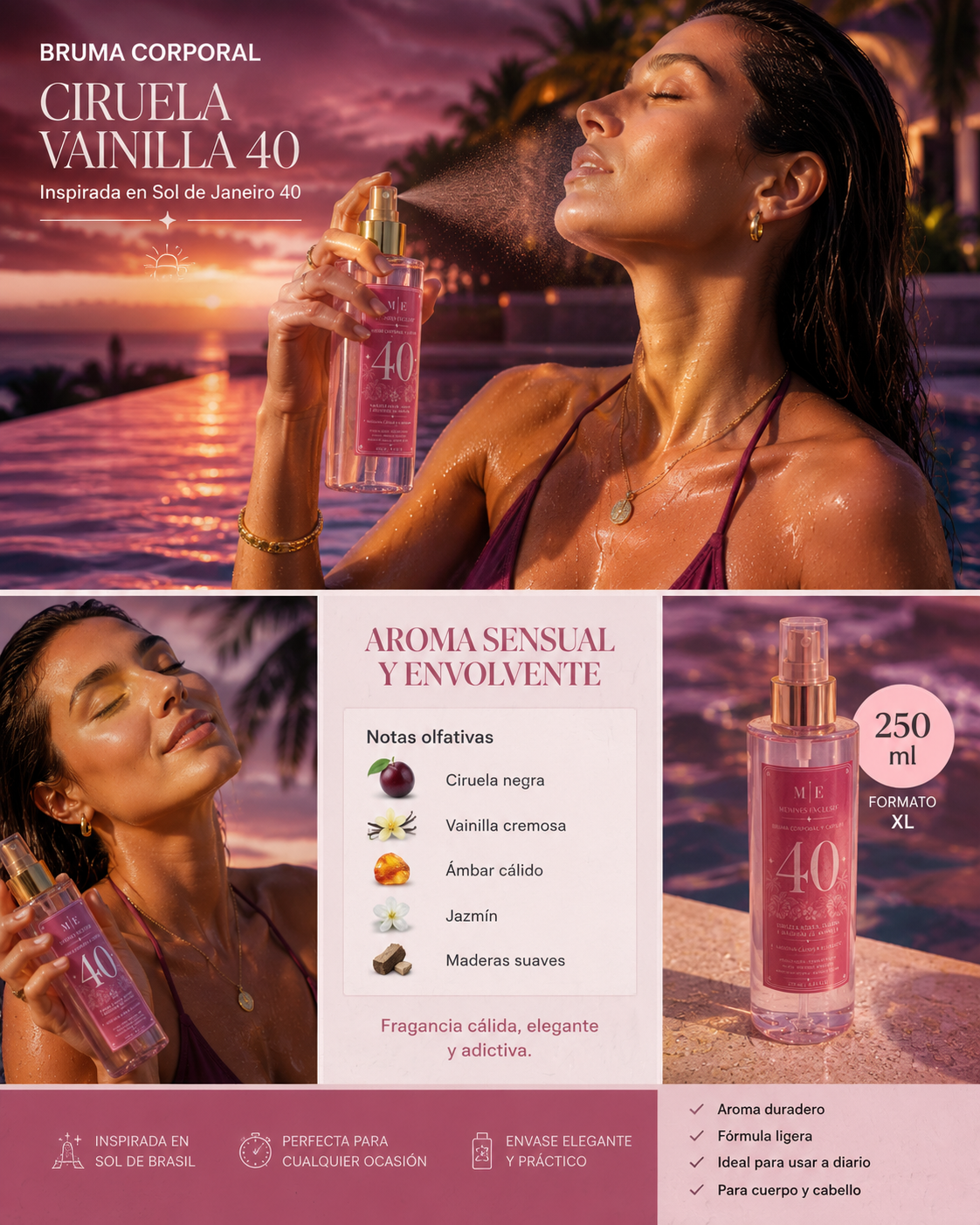 Bruma Corporal Ciruela Vainilla 40