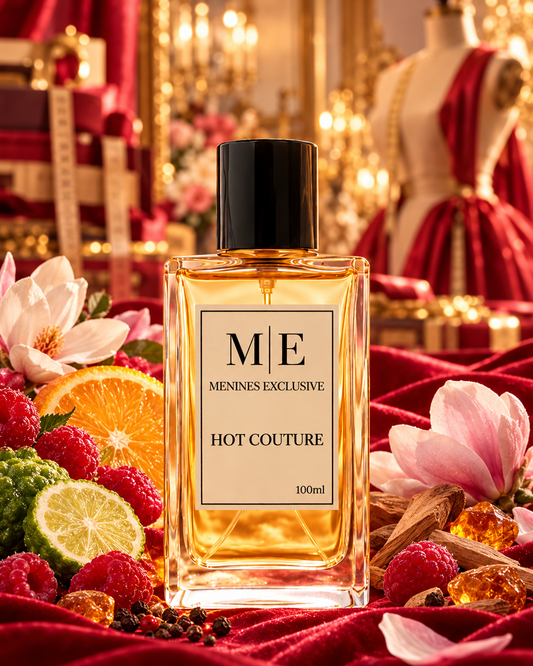 HOT COUTURE perfume de mujer con frambuesa, magnolia y sándalo - Menines Perfumes