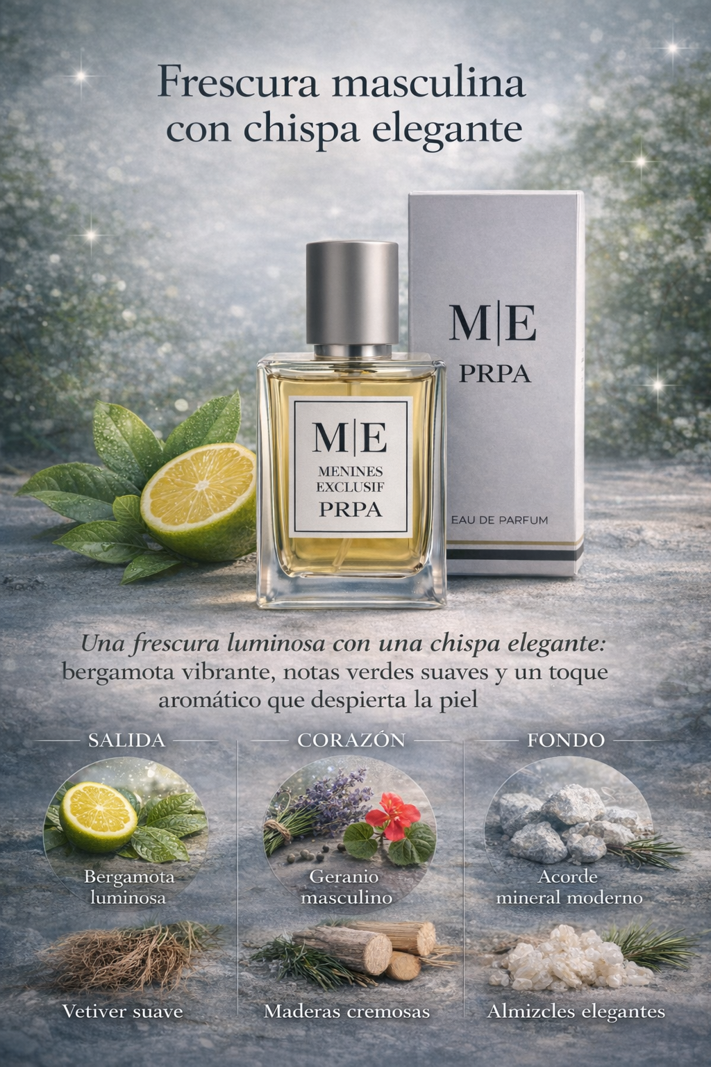 PRPA perfume del hombre paradigmático para hombre
