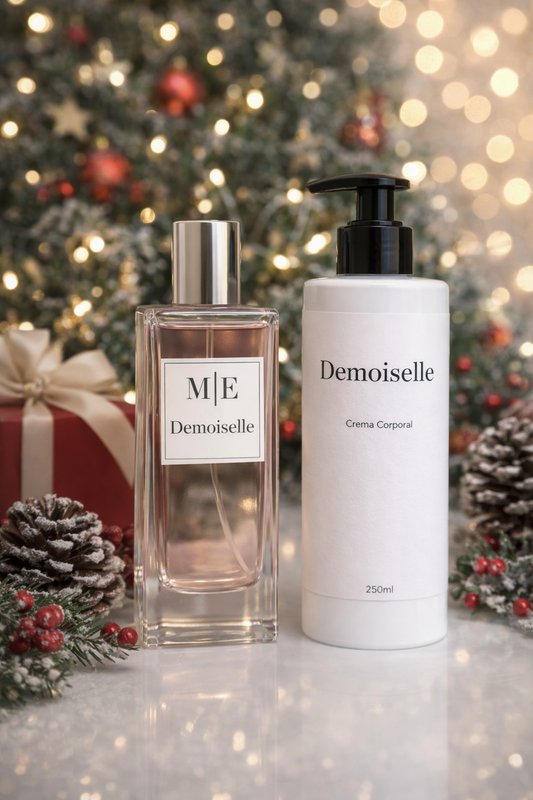 DEMOISELLE Rose mujer Pack perfume 100ml y crema 250gr